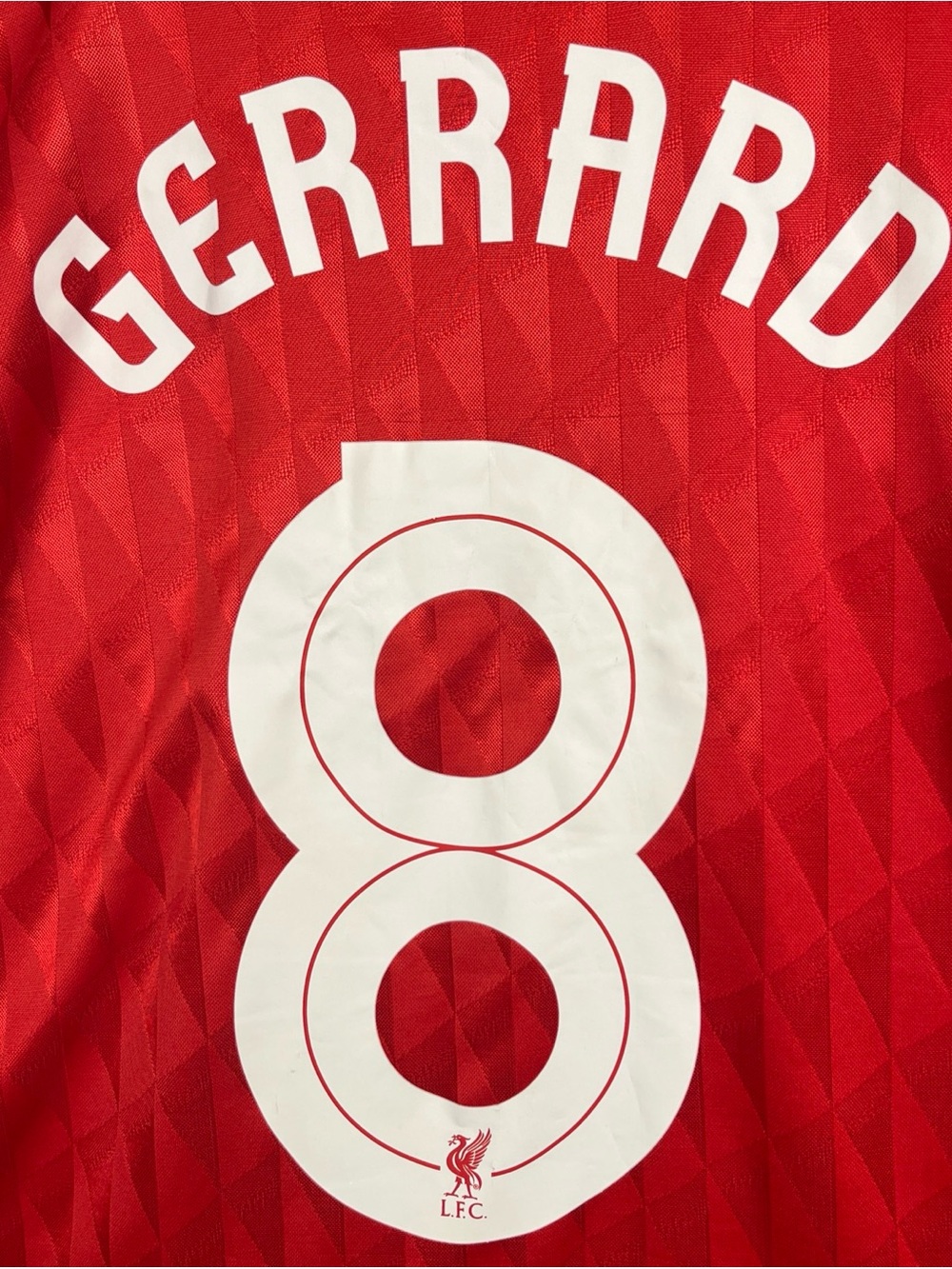 Adidas Liverpool 2010 Jersey Steven Gerrard LFC Men’s Size 3XL Barclays #8 Red - Picture 13 of 13